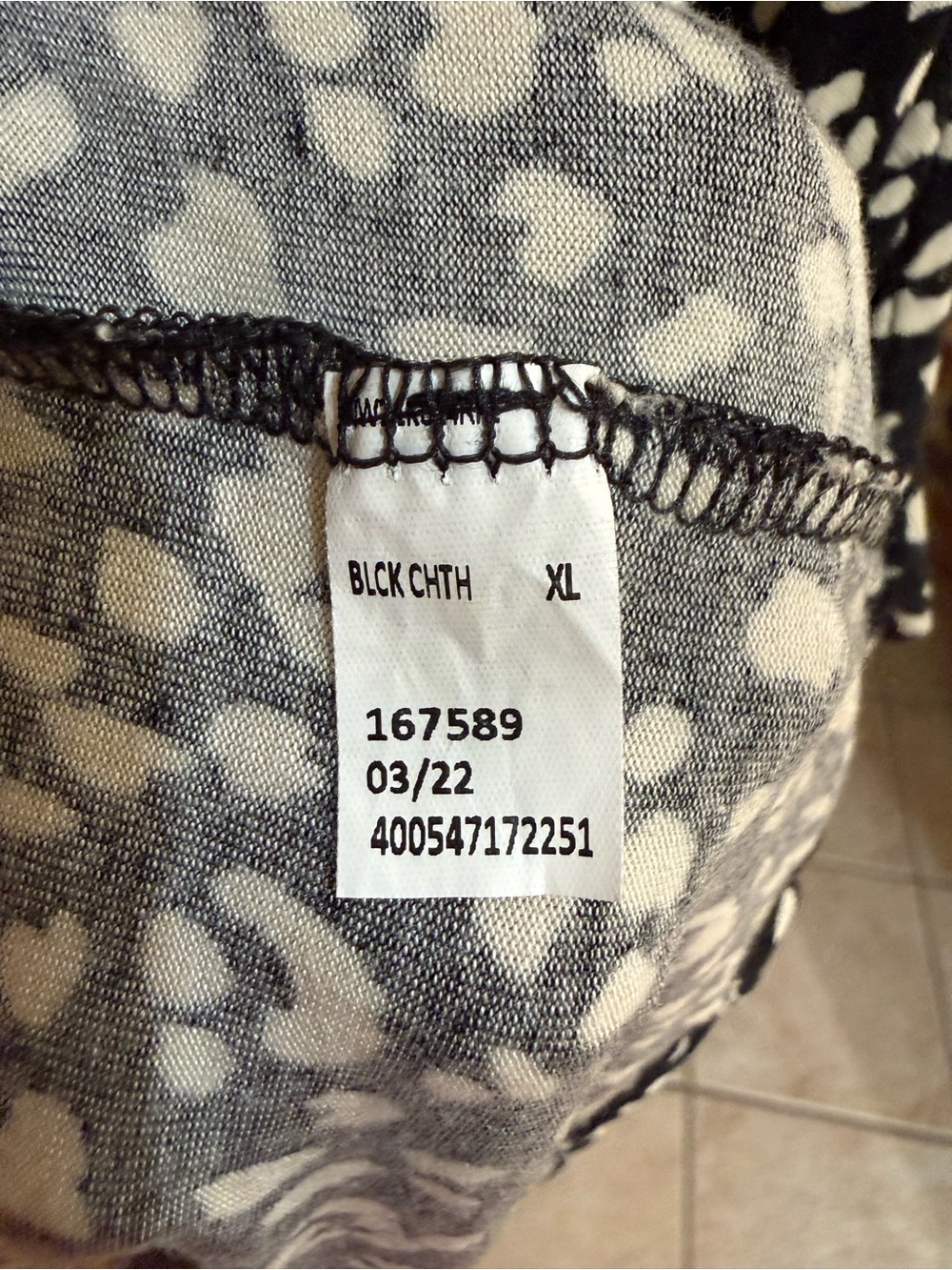 Nine West Black & White Animal Print Tank Top XL - Picture 6 of 6